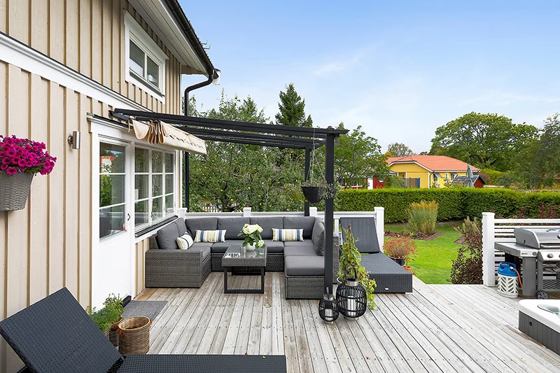Altanbygge tradgardsrenovering Enebyberg Danderyd