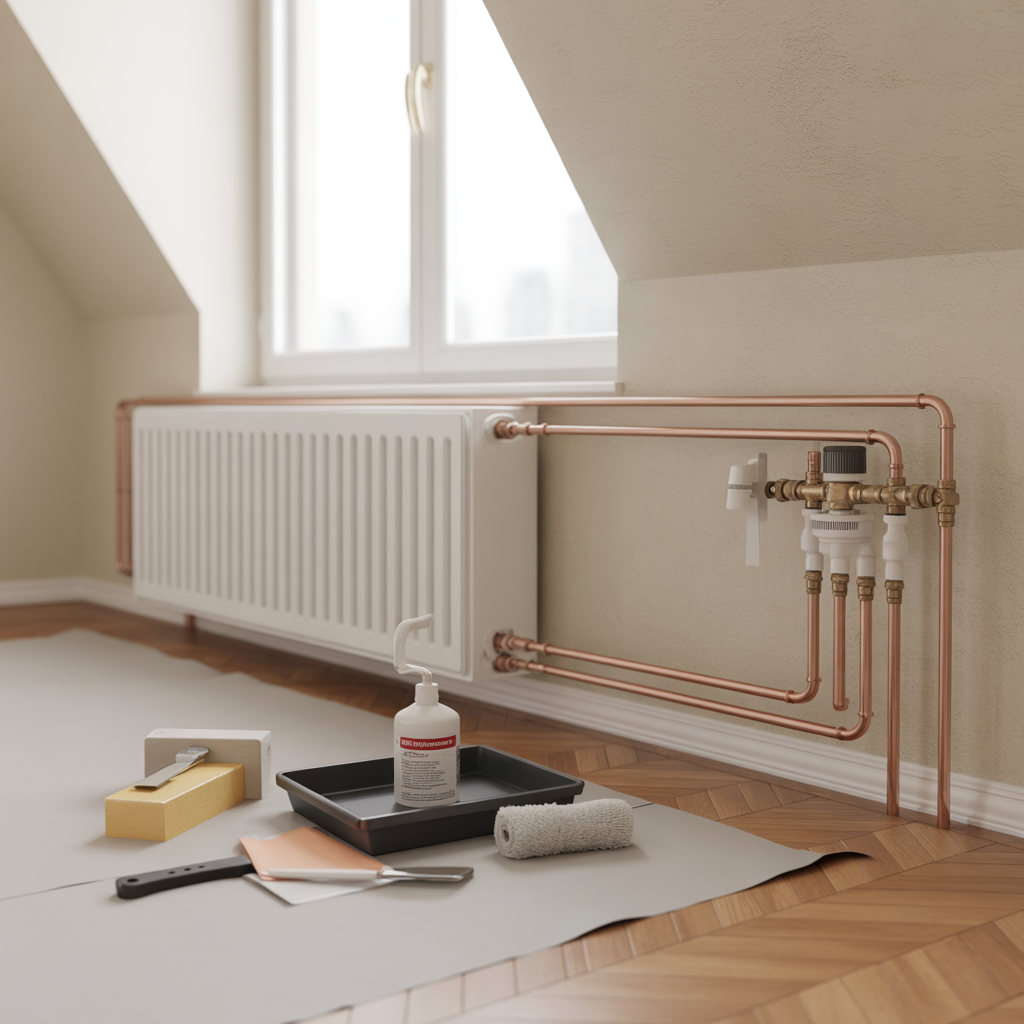 element och synliga ror checklista infor malning