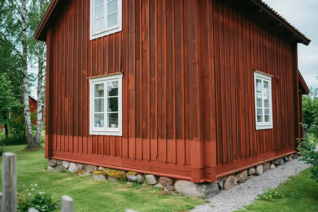 slamf rg p husfasad s f r du ett vackert diffusions ppet och h llbart tr skydd