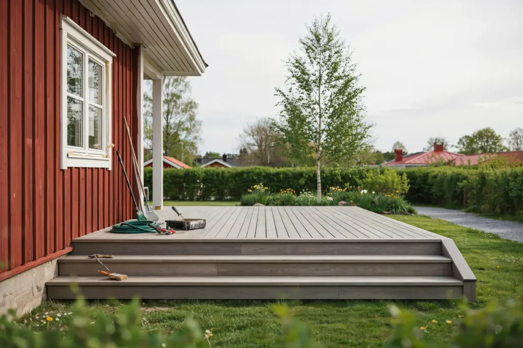 bygga altan smart planering r tt material och en uteplats som h jer husets v rde